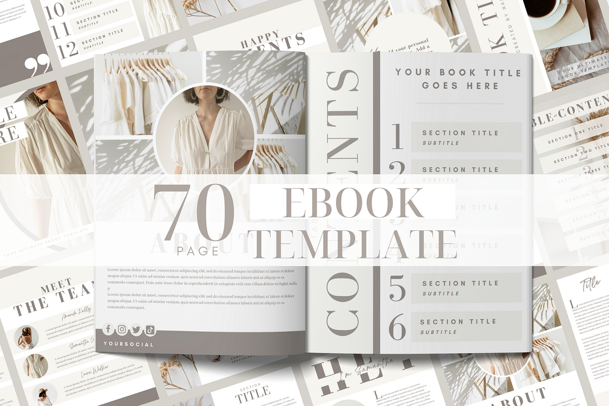 Ebook Creator Canva, a Magazine Template by Oh So Social Boutique (Photo 1 of 6)