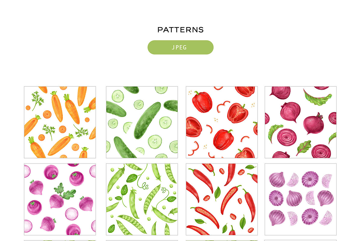Veggies Illustrations, a Food Illustration by StudioPhoto (Photo 9 of 10)