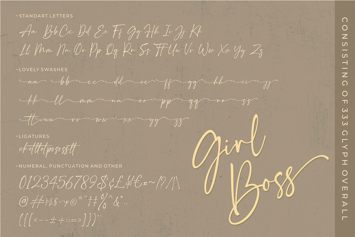 Girl Boss -Sophisticated Calligraphy, a Script Font by 50Fox (Photo 15 of 16)