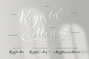 Regista - beautiful script font, a Script Font by ribethstudio (Thumbnail 2 of 12)