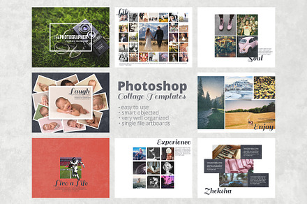Photo Frames - Collages, a Poster Template by zheksha