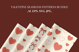 Valentine Seamless Pattern Bundle