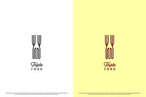Fork Restaurant Logo Design Icon, a Branding & Logo Template by Morvana Crew