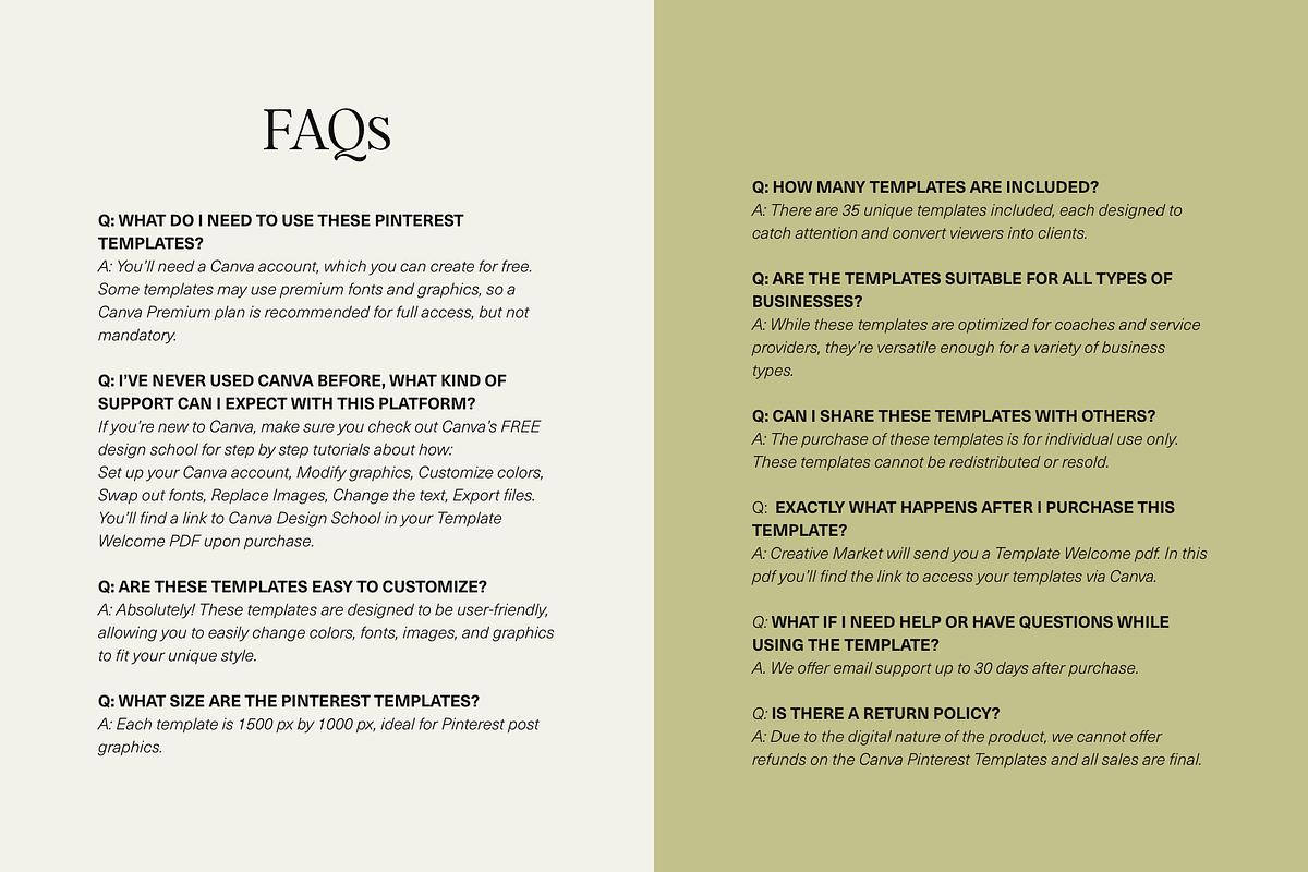 Canva Pinterest Marketing Templates, a Marketing Template by Glo Design Studio (Photo 17 of 20)