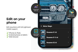 14 Motor Magic Lightroom Presets