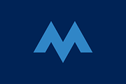 M Logomark Logo Template, a Branding & Logo Template by Advateik ™ (Thumbnail 3 of 4)