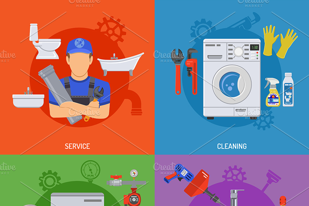 Plumbing Services Themes, a Technology Illustration by TAlex (Photo 6 of 7)