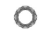 Hand Drawn Wreath Frame Bundle, an Illustration by yasushie (Thumbnail 15 of 51)