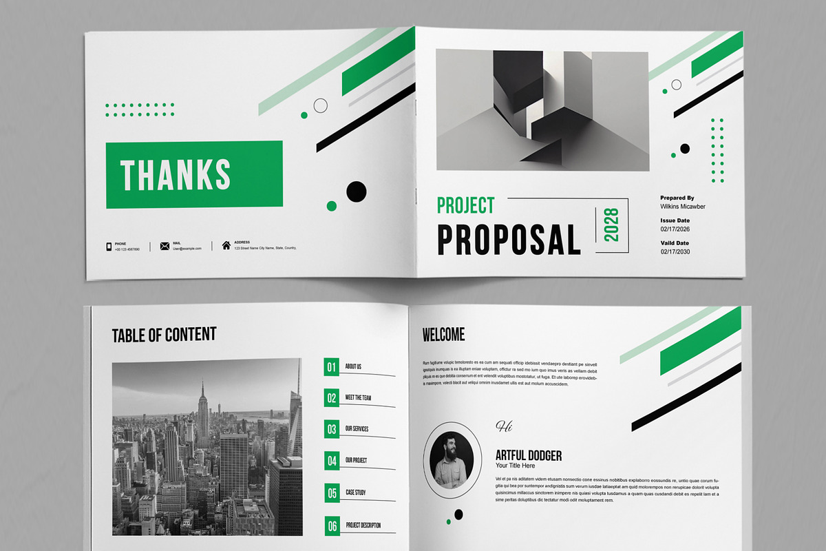 Business Proposal Design Layout, a Brochure Template by ContestDesign (Photo 2 of 4)