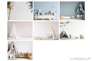 Kids Room Walls Bundle - 34 Mockups, a Print Template by VNmockup (Thumbnail 5 of 8)