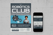 Robotics Club Flyer Template, a Flyer Template by BrandPacks (Thumbnail 3 of 5)