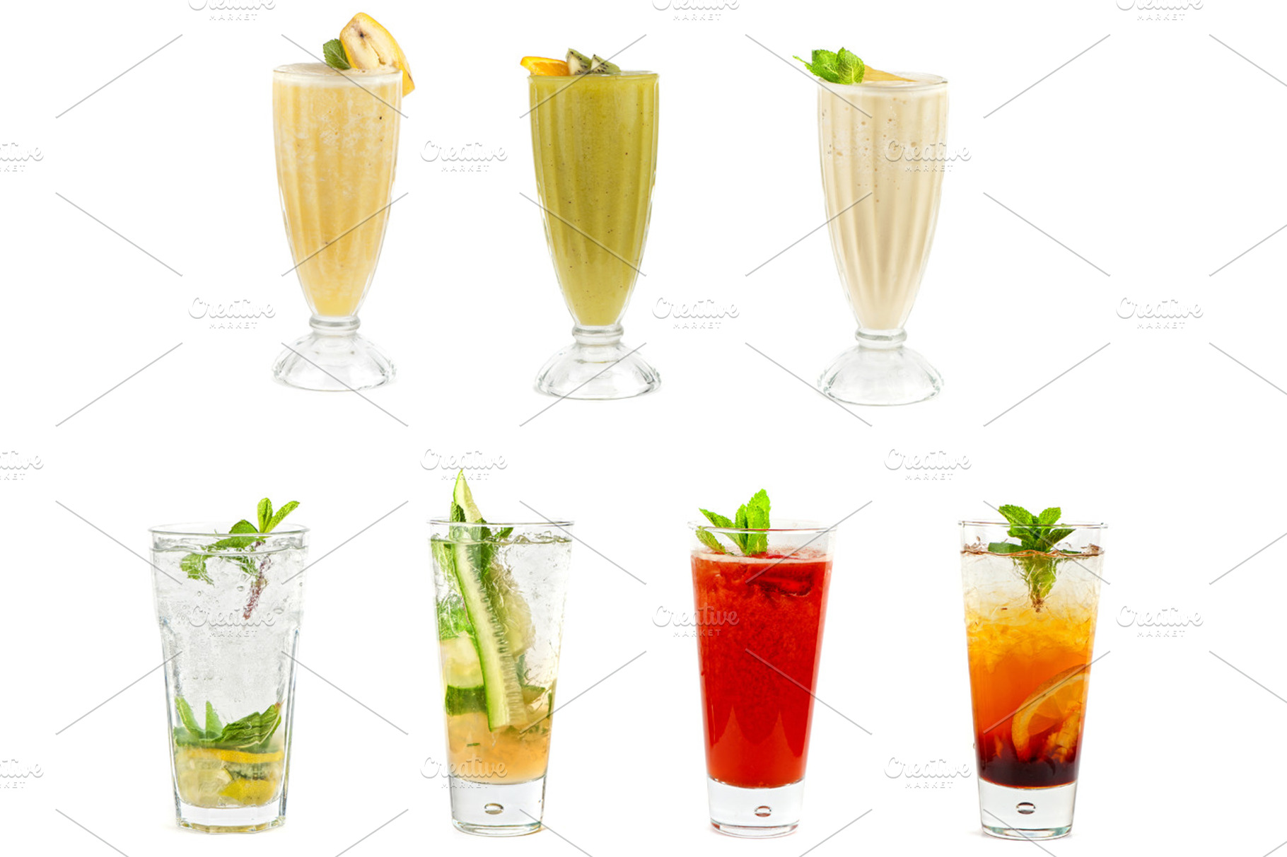 Set of fresh cocktails, a Food & Drink Photo by Jan Jack Russo Media