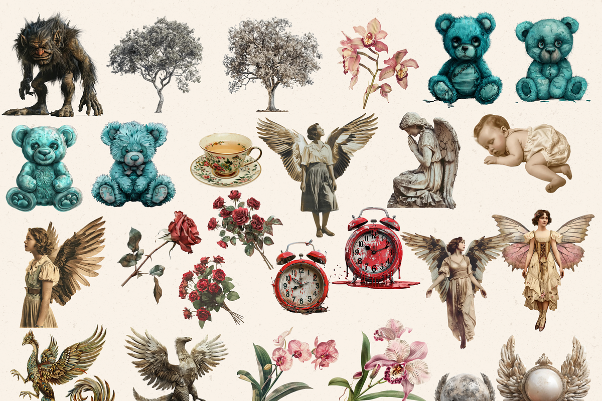 REALISTIC FAIRIES AND CREATURES PACK, a Person Illustration by Daring Digies (Photo 3 of 10)