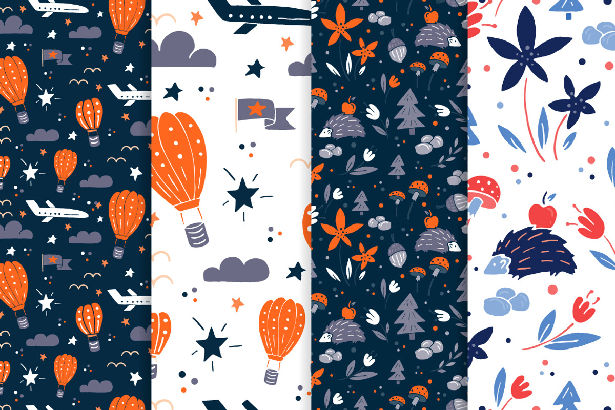 Meadow 100 floral seamless patterns, a Pattern Graphic by DariSmartArt (Photo 17 of 33)
