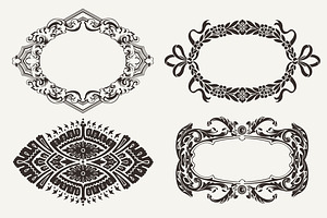 Set Of Oval Frames