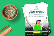 Solar Energy Flyer Template – Clean, a Flyer Template by Soulfuldesignstudio (Thumbnail 1 of 4)