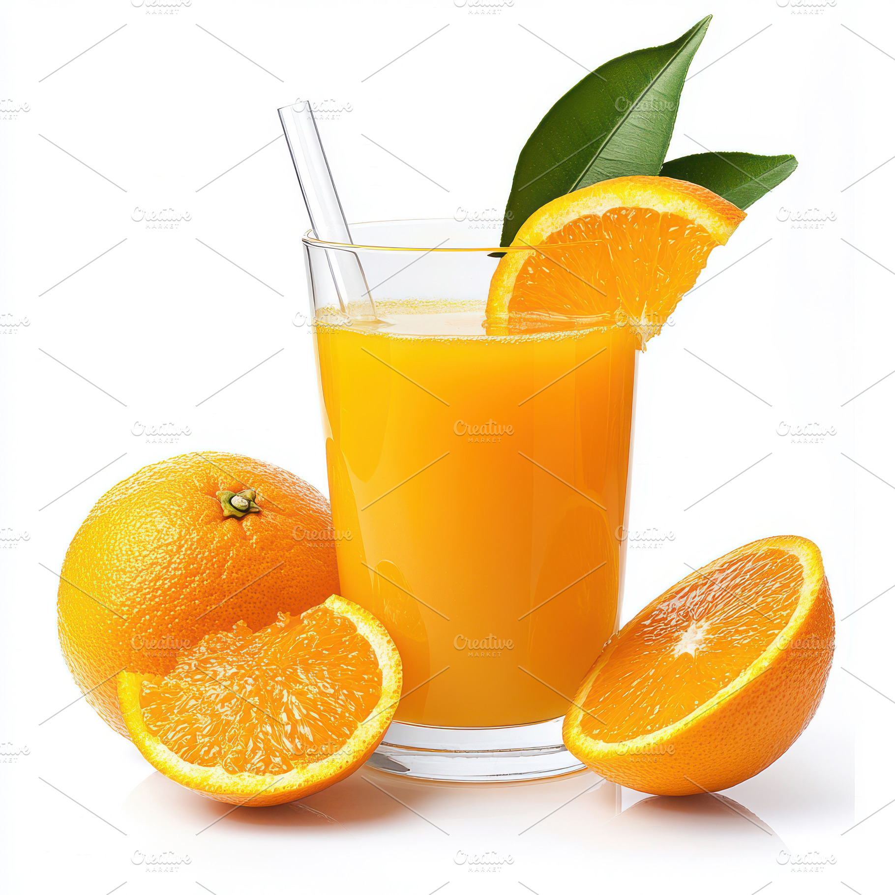 Fresh Orange Juice Glass Oranges Sli, a Food & Drink Photo by Pixeness Studio