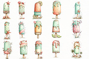 Whimsical Cold Summer Beach Ice Pop, an Illustration by Designworld (Thumbnail 2 of 7)