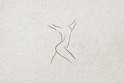 Line Art Woman Body Logo, a Branding & Logo Template by Luxury Logos (Thumbnail 4 of 4)