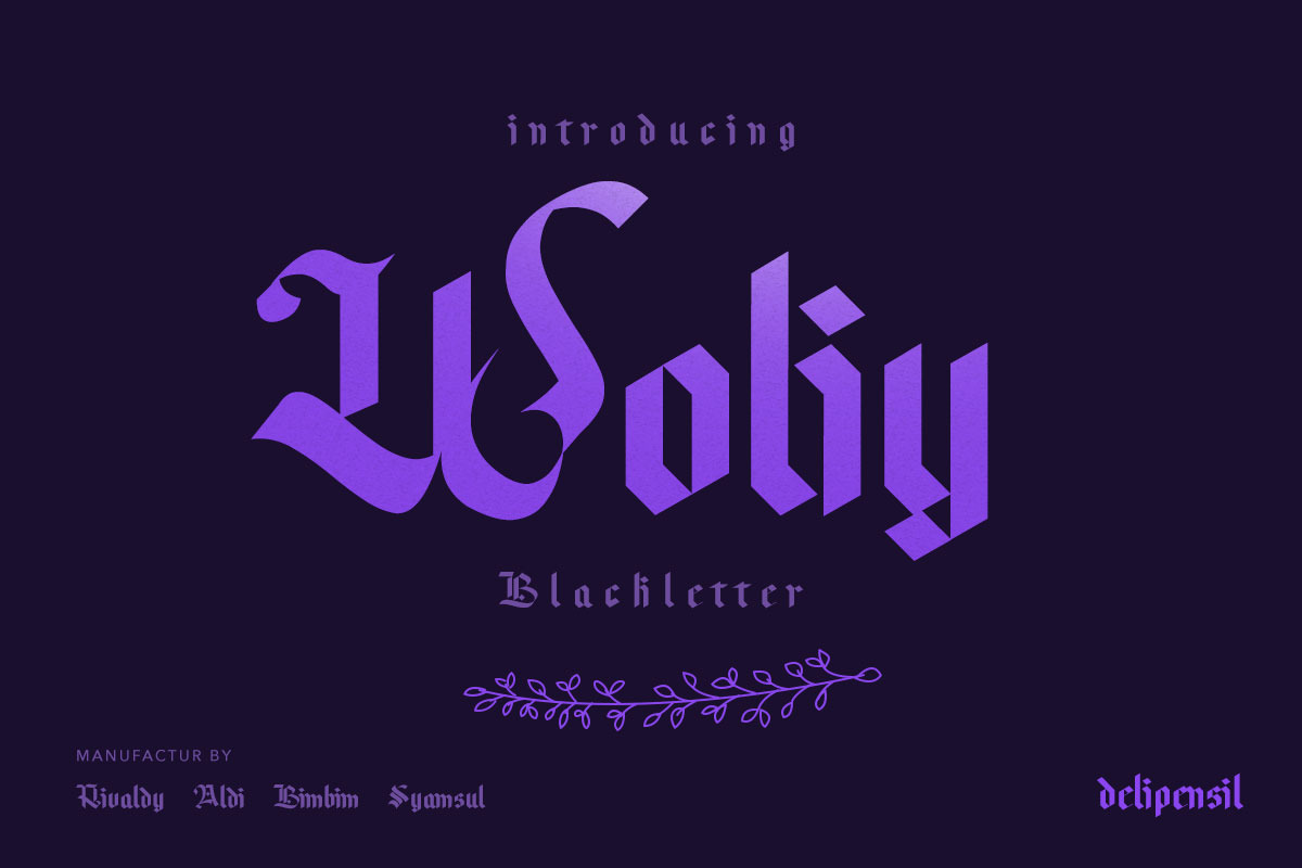 Woliy Medium Font