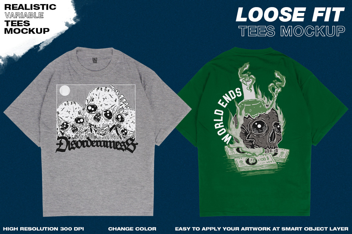 Merch Apparel Mockup Bundle, a Shirt Mockup by DaldSgh (Photo 4 of 17)