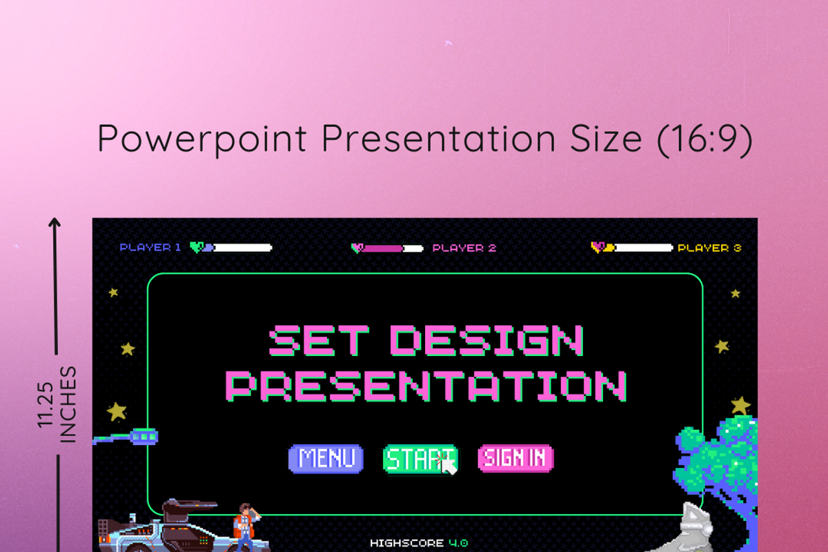 8 BIT | Canva Presentation Template, a Presentation Template by AA Designs (Photo 2 of 7)