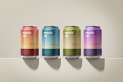Soda Can Mockup Set, a Packaging Mockup by Deeplab (Thumbnail 8 of 12)