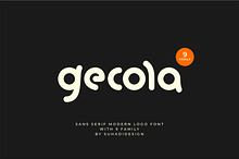 Gecola - Logo Font
