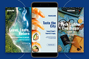 Modern Travel Social Media Kit, a Social Media Template by Nenjo Studio (Thumbnail 4 of 5)