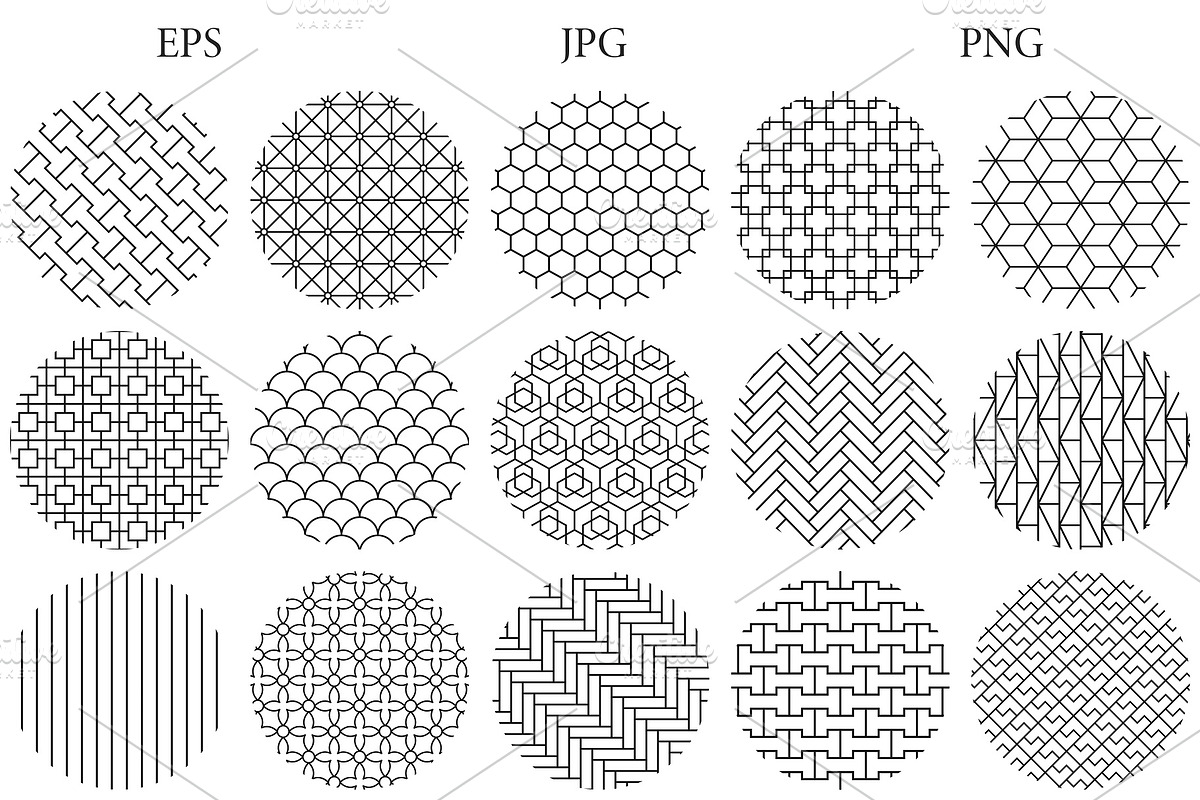 Bundle seamless ornamental patterns, a Pattern Graphic by ExpressShop (Photo 4 of 6)