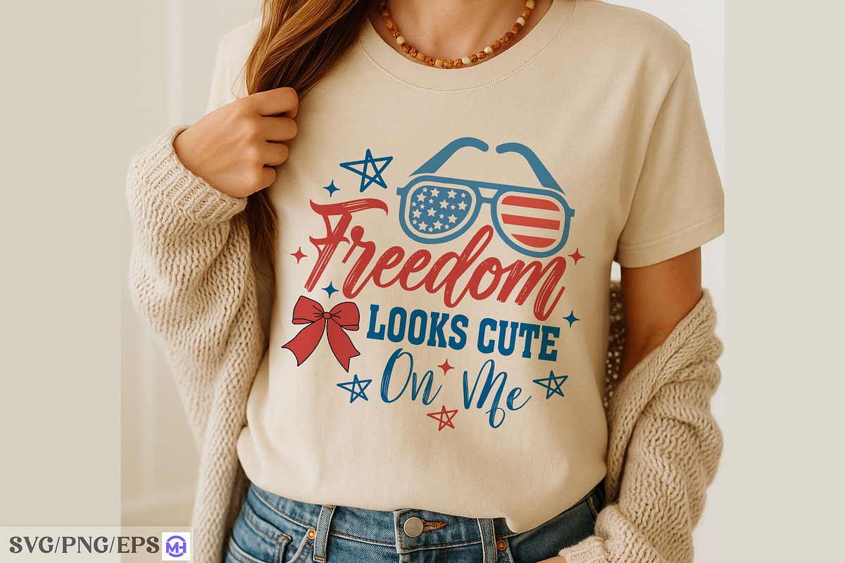 4th of July Freedom Looks Hand-drawn, a Graphic by mh_arif (Photo 4 of 4)