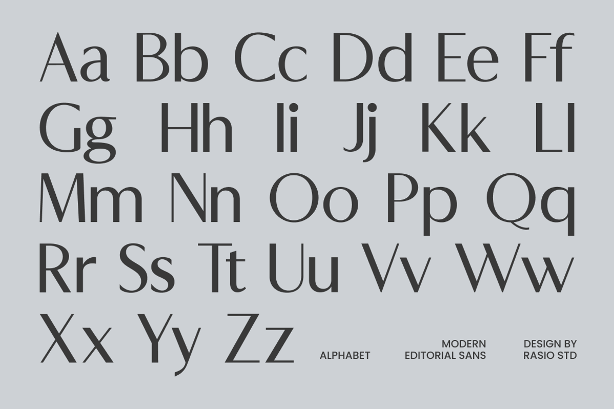 Monure Modern Editorial Sans Font, a Sans Serif Font by Rasio Studio (Photo 2 of 11)