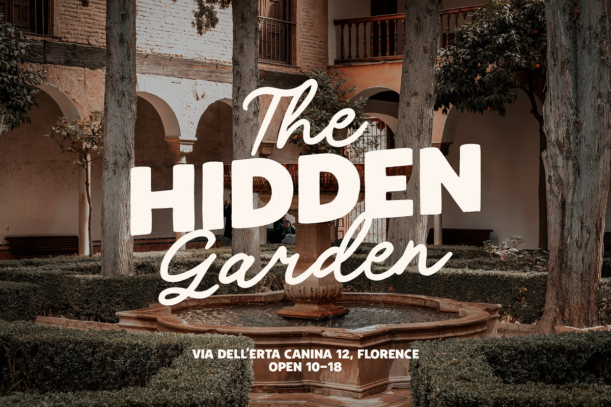 Maison du Soleil DUO, a Handwritten Font by supfonts (Photo 5 of 9)