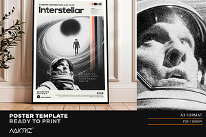Movie Poster Print A3 format, a Poster Template by Maioriz Shop