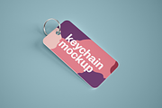 Silver & Card Keychain Mockup Set, a Product Mockup by Deeplab (Thumbnail 7 of 15)
