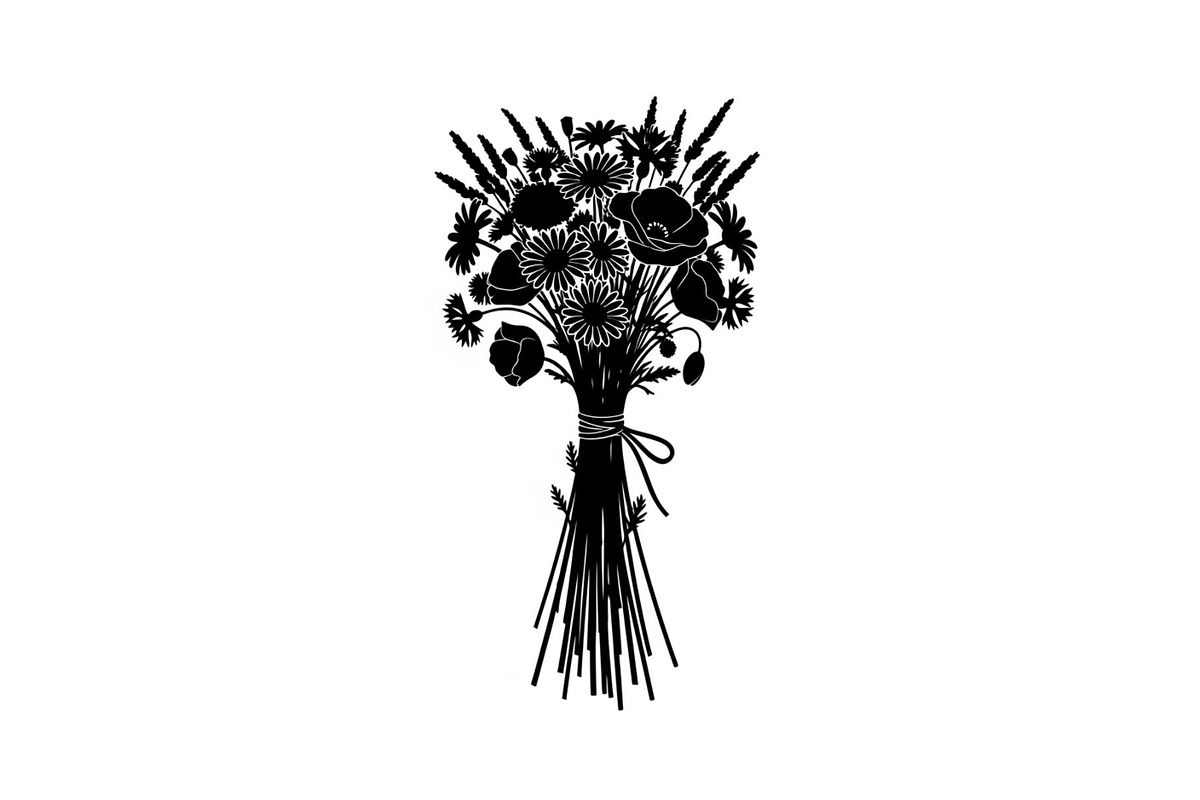 Floral Bouquet SVG Bundle, an Illustration by Designs_River (Photo 4 of 31)