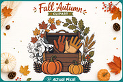 Fall Autumn Clipart Bundle, a Seasonal Illustration by Actual Pixel (Thumbnail 12 of 21)