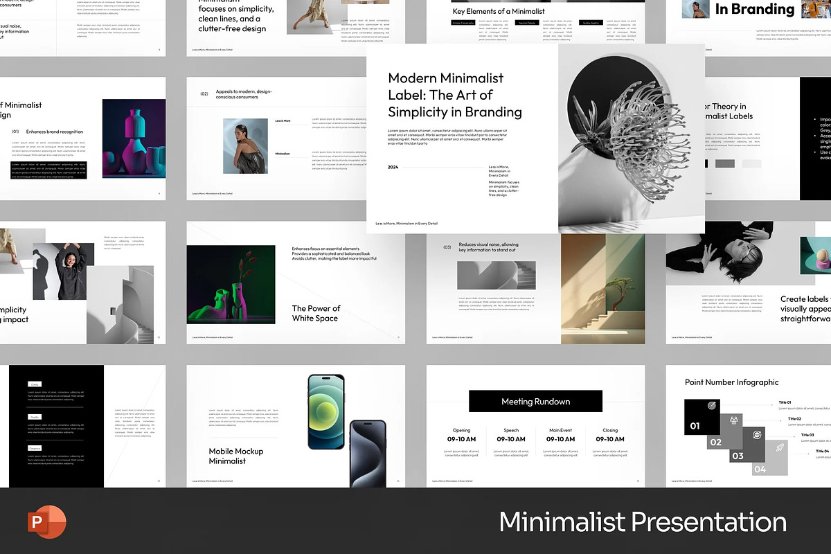 Minimalist Modern Powerpoint, a Presentation Template by Fit-tee (Photo 1 of 2)