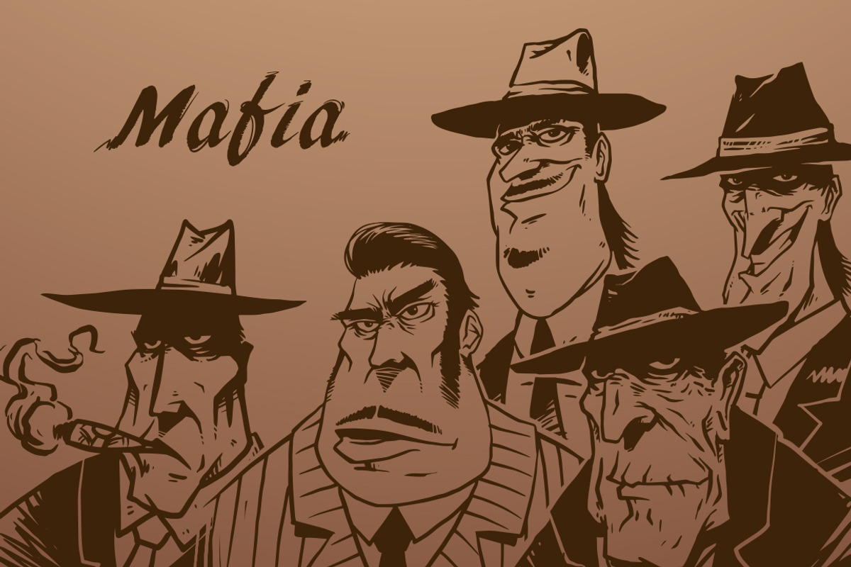 Mafia bundle, vector, an Illustration by IvanNikulin