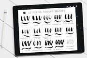 Procreate Hand Lettering Toolkit, a Brush Add-On by Honey & Jazz Co. (Thumbnail 3 of 16)