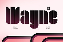 CS Wayne – Stencil Font