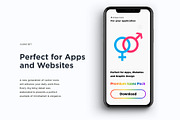 Tolerance | 16 Flat Icons Set, a Solid Icon by Alex Blogoodf (Thumbnail 7 of 12)