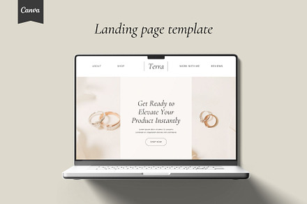 Sales Landing Page Template | Terra