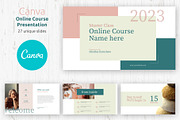 Canva Online Course Presentation, a Presentation Template by Sabin (Thumbnail 1 of 4)