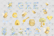 Bee Cute Clipart, an Illustration by BigCakeBee (Thumbnail 3 of 4)