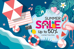 Summer Sale Banner Design