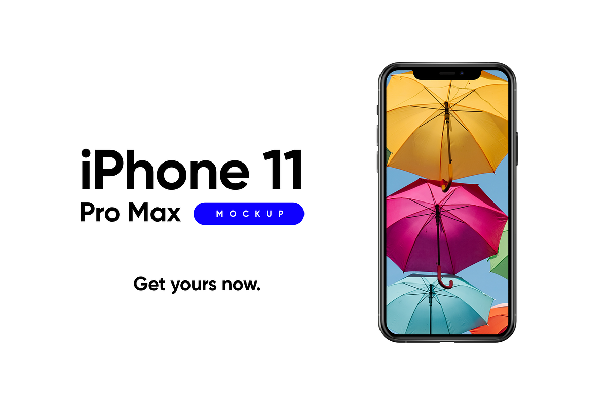 iPhone 11 Pro Max Photoshop Mockup, a Product Mockup by Design Bits (Photo 5 of 5)