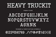 Heavy Truckit - Slab Serif Font, a Slab Serif Font by AQR Studio (Thumbnail 7 of 8)