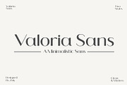 Valoria Sans, a Sans Serif Font by Prestige Artsy Studio (Thumbnail 1 of 8)