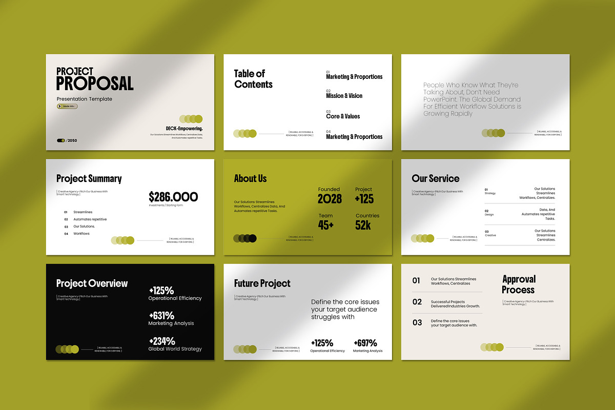 Project Proposal Presentation, a Presentation Template by Creative-Work (Photo 5 of 9)